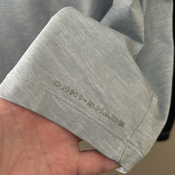 Women’s Lightweight Columbia Half Zip Pullover, 1X, Gray - Picture 2 of 7